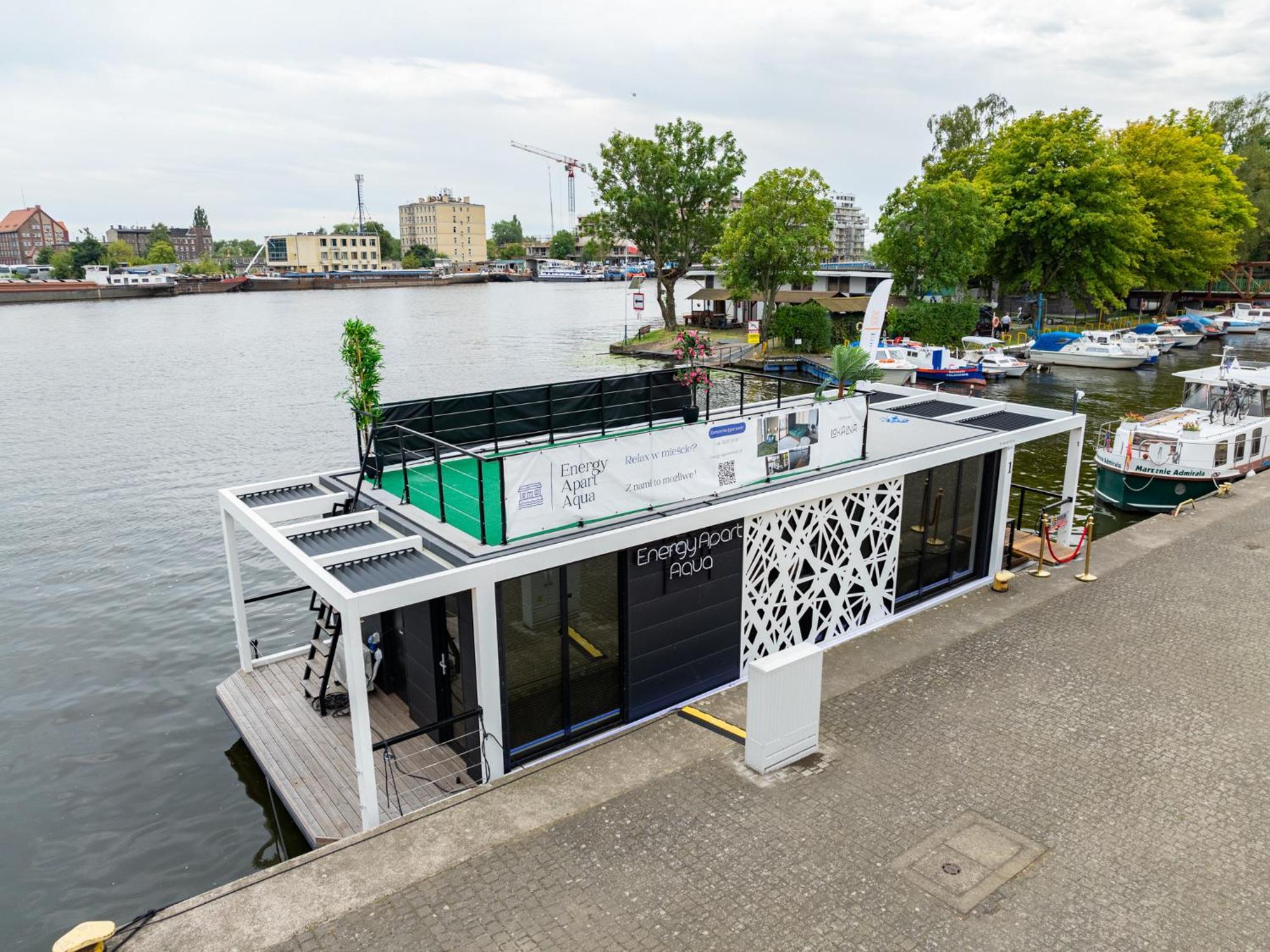 Houseboat Energyapart Szczecin Kültér fotó
